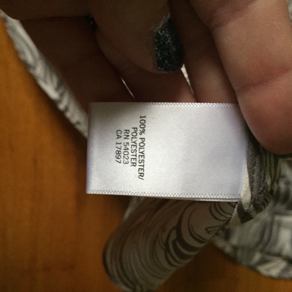 Banana Republic Large Top Cowl Neck Pattern Blouse - Picture 4 of 6